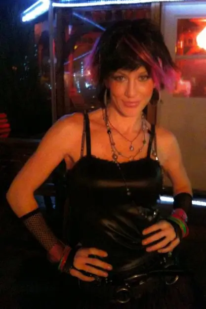 Liza dressed for Halloween while performing live at a private party in New Jersey