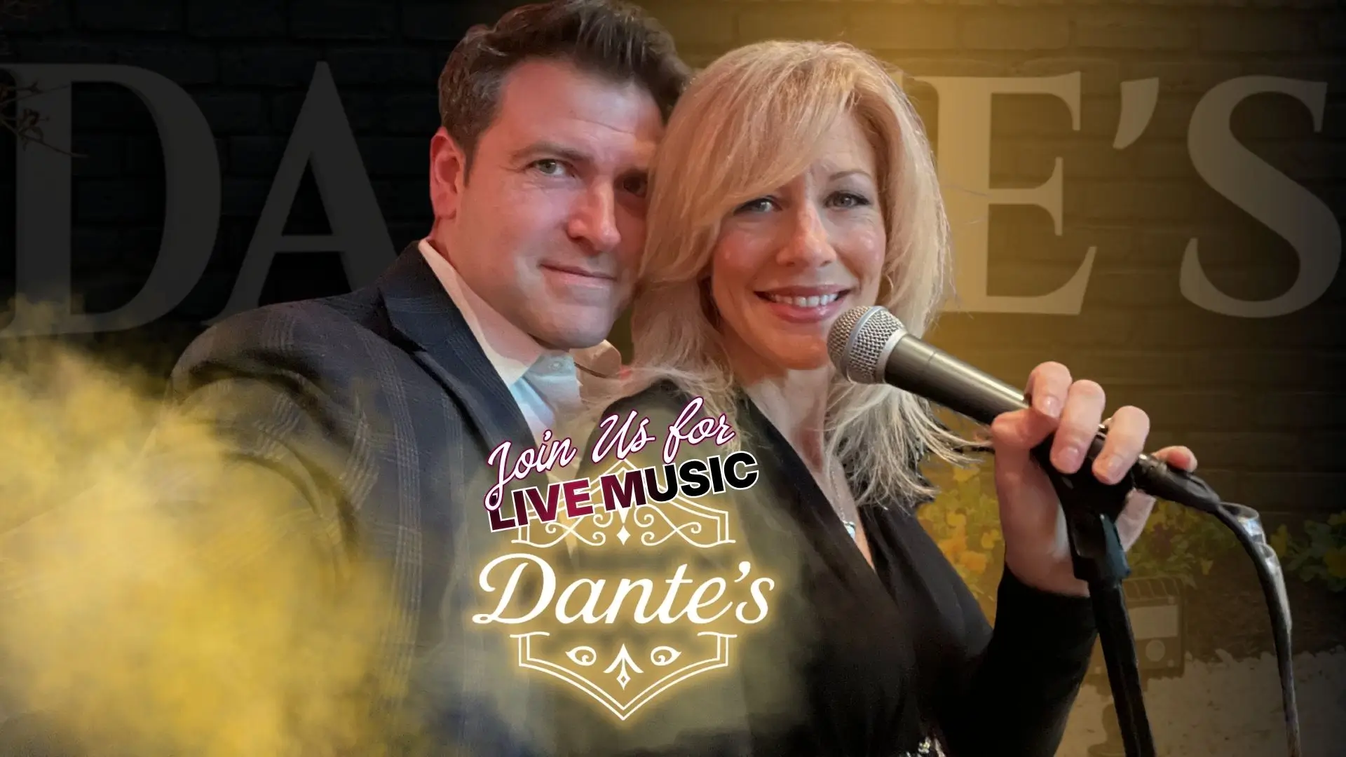 Liza & Josh performing live music at Dante’s Italian restaurant in Clifton, NJ